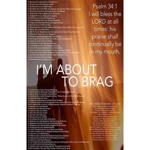 "I'm About to Brag" Poster